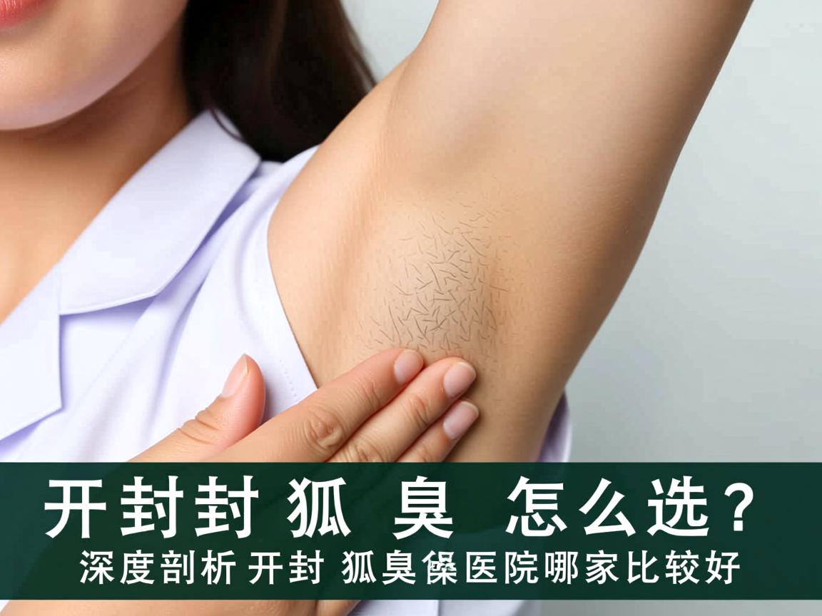 开封狐臭怎么选？深度剖析开封狐臭医院哪家比较好