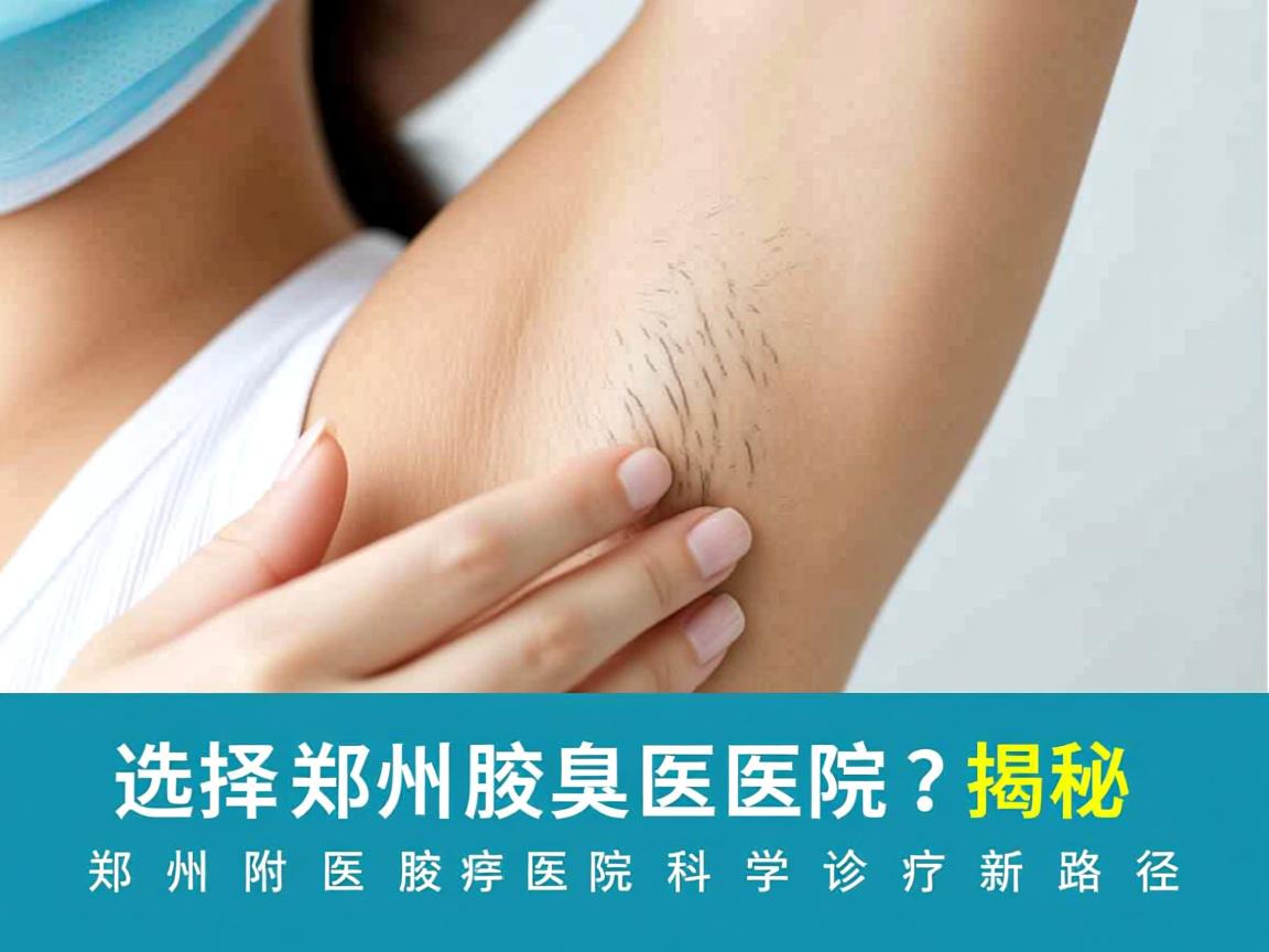 选择郑州腋臭医院？揭秘郑州附医腋臭医院的科学诊疗新路径