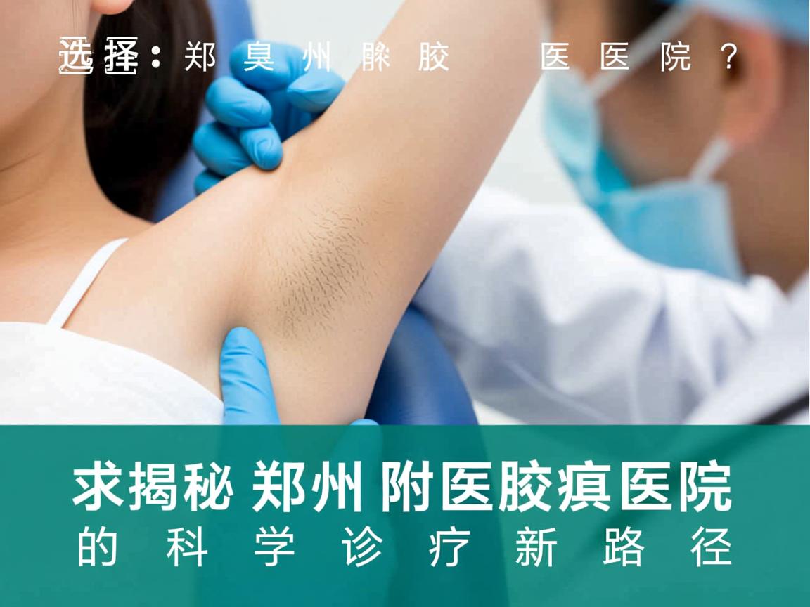 选择郑州腋臭医院？揭秘郑州附医腋臭医院的科学诊疗新路径