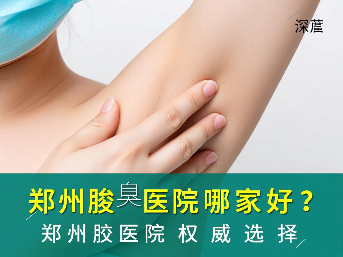 郑州腋臭医院哪家好？深度解析郑州腋臭医院的权威选择