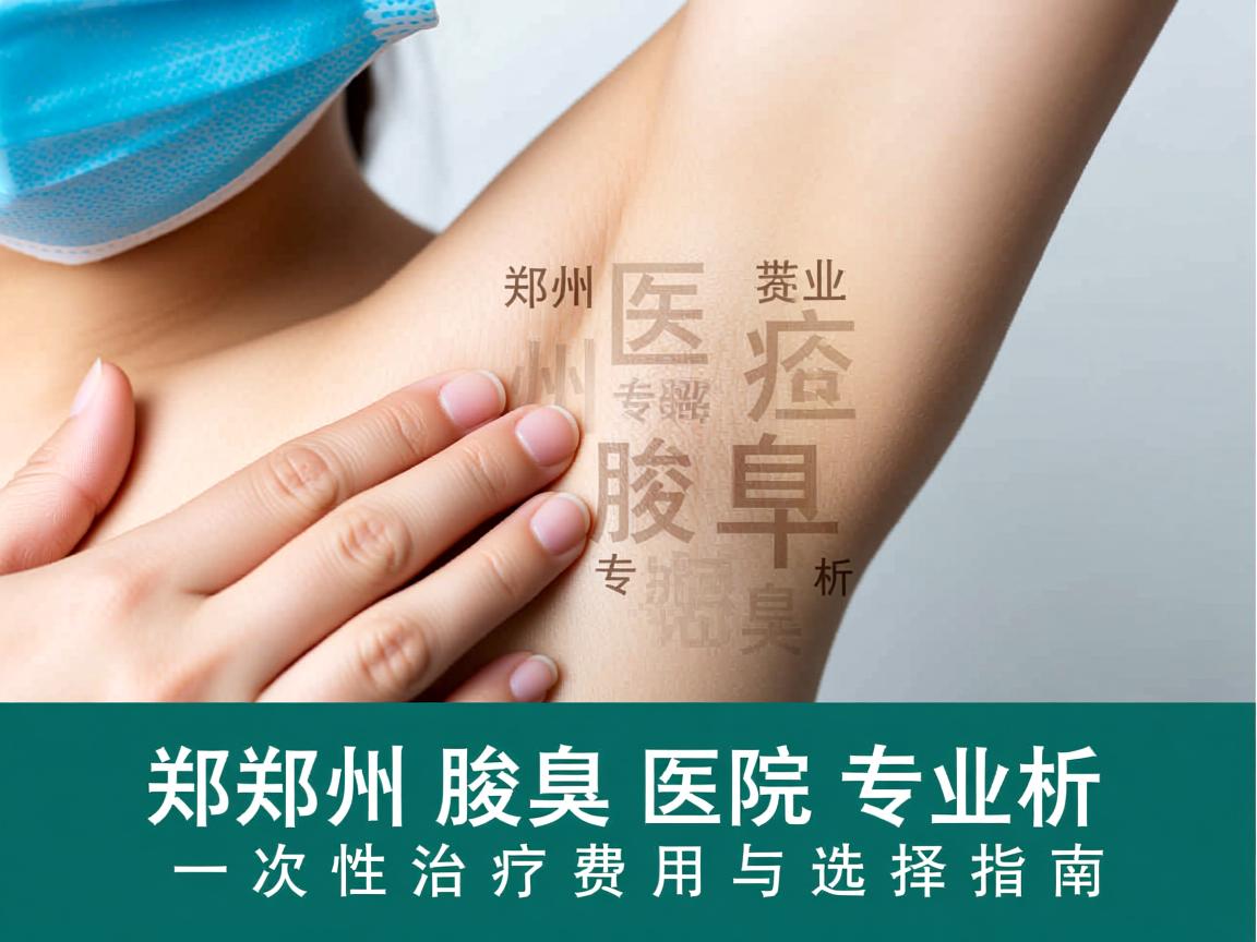 郑州腋臭医院专业解析，郑州腋臭一次性治疗费用与选择指南