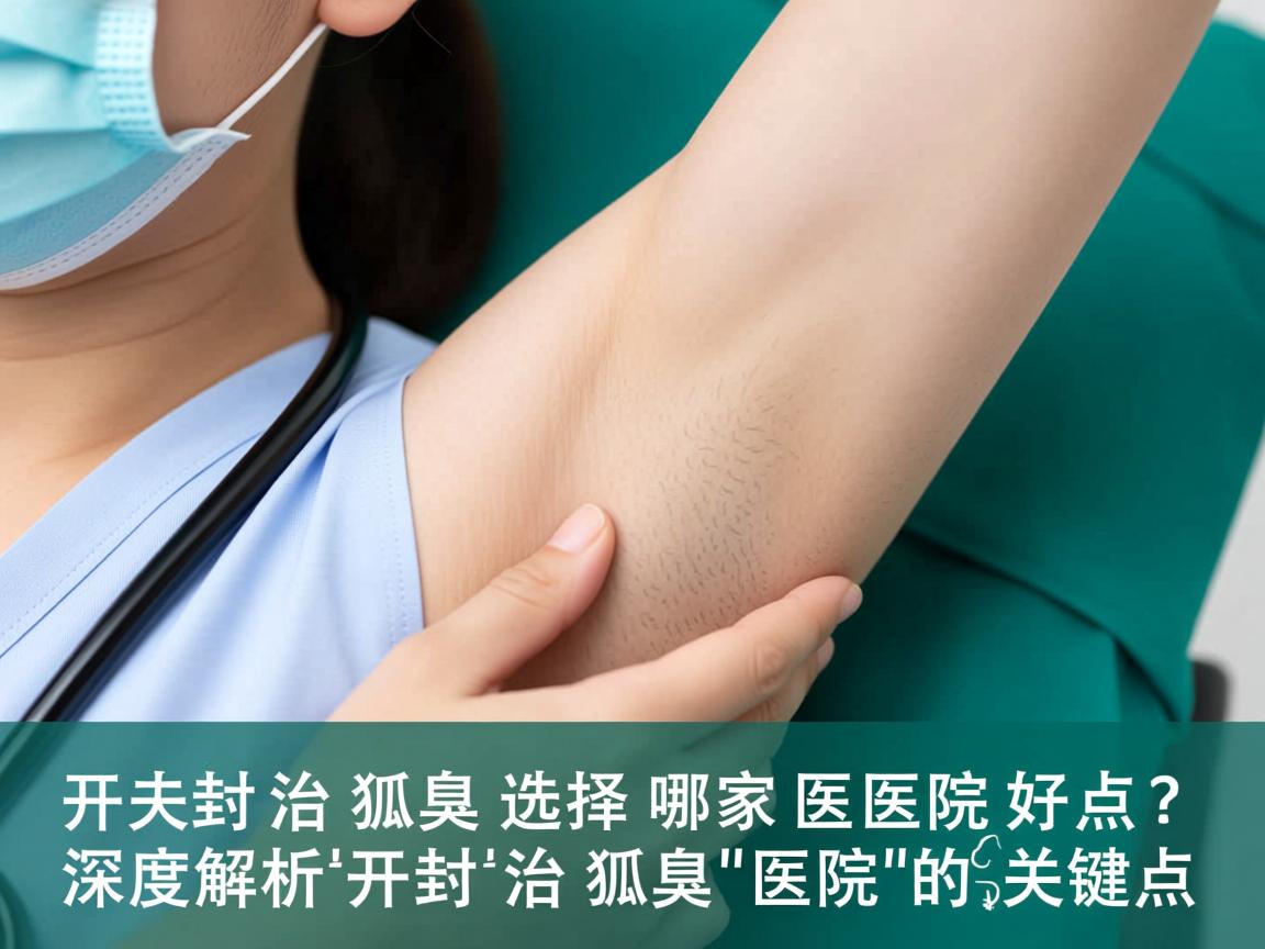 开封治狐臭选择哪家医院好点？深度解析开封治狐臭医院的关键点