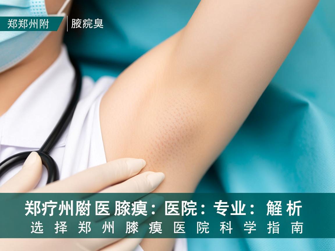 郑州附医腋臭医院专业解析，选择郑州腋臭医院的科学指南