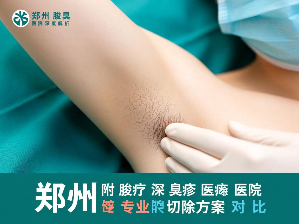 郑州腋臭医院深度解析，郑州附医腋臭医院的专业切除方案对比