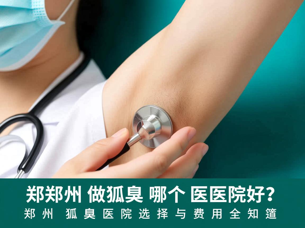 深度解析郑州做狐臭哪个医院好？郑州狐臭医院选择与费用全知道