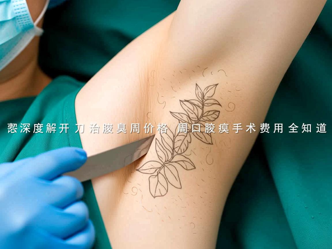 深度解析开刀治腋臭周口价格，周口腋臭手术费用全知道