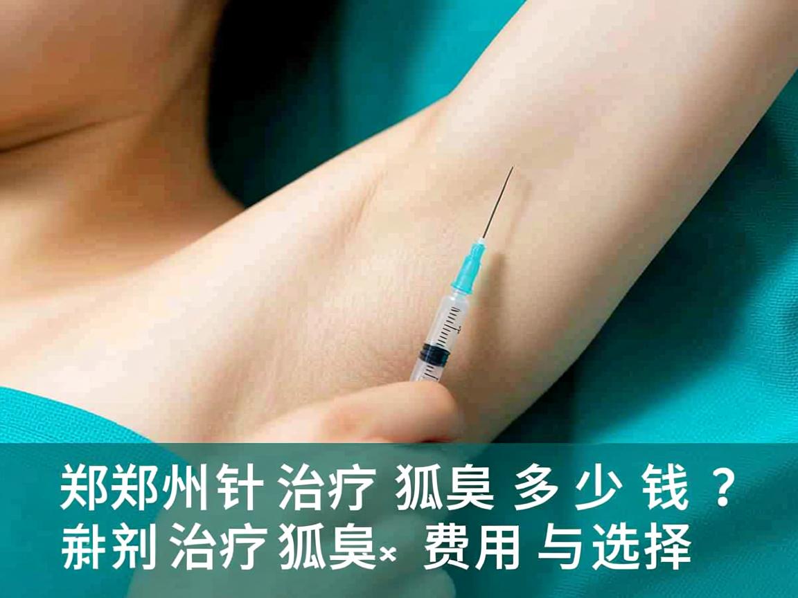 郑州针剂治疗狐臭多少钱？深度解析郑州针剂治疗狐臭的费用与选择