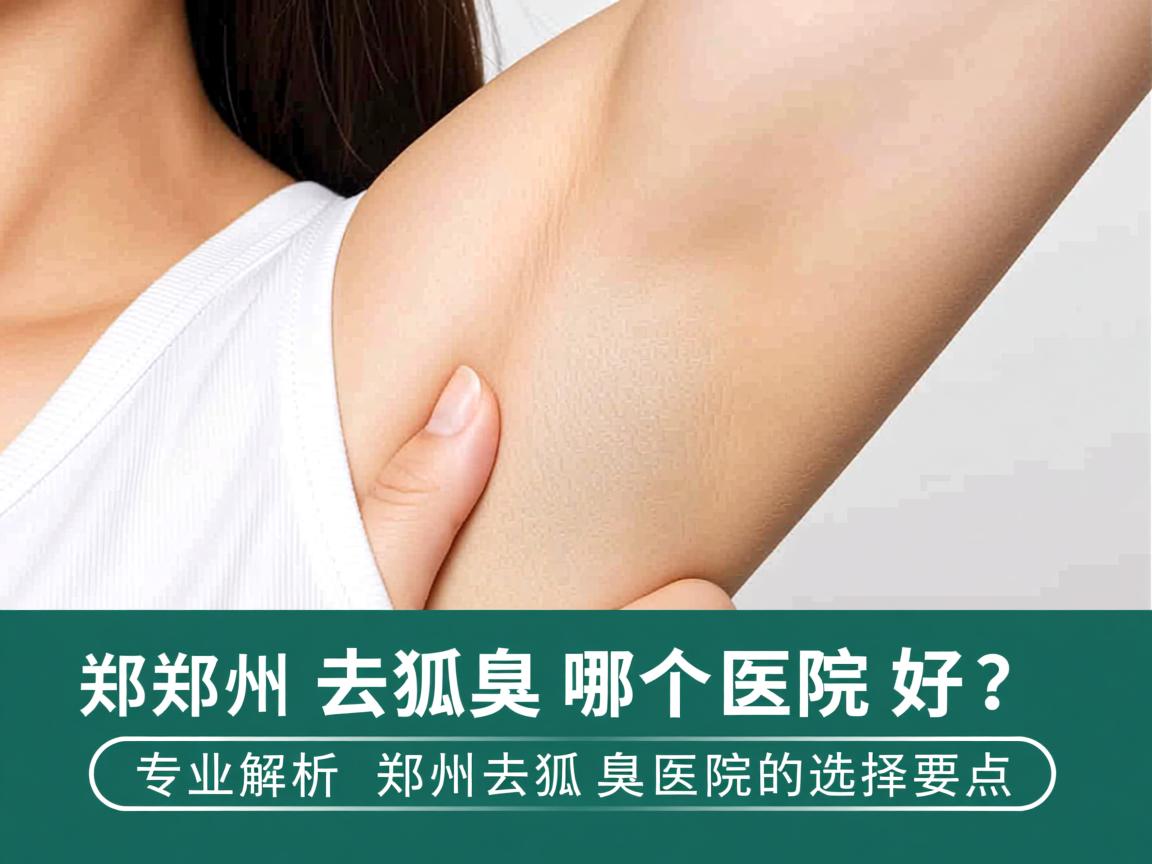郑州去狐臭哪个医院好？专业解析郑州去狐臭医院的选择要点