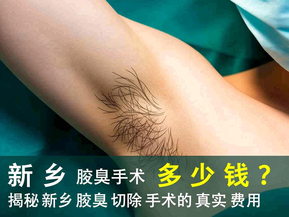 新乡腋臭手术多少钱？揭秘新乡腋臭切除手术的真实费用