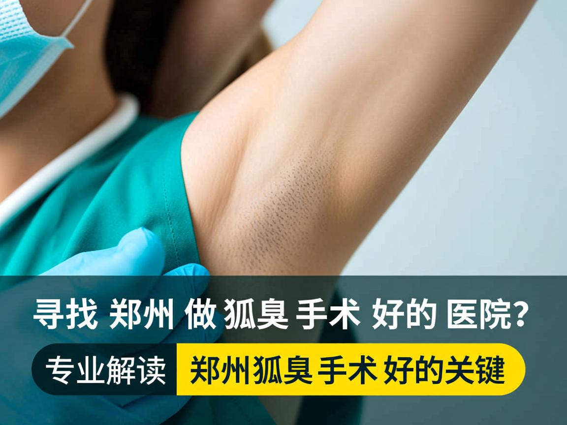 寻找郑州做狐臭手术好的医院?专业解读郑州狐臭手术好的关键 寻找郑州做狐臭手术好的医院?专业解读郑州狐臭手术好的关键