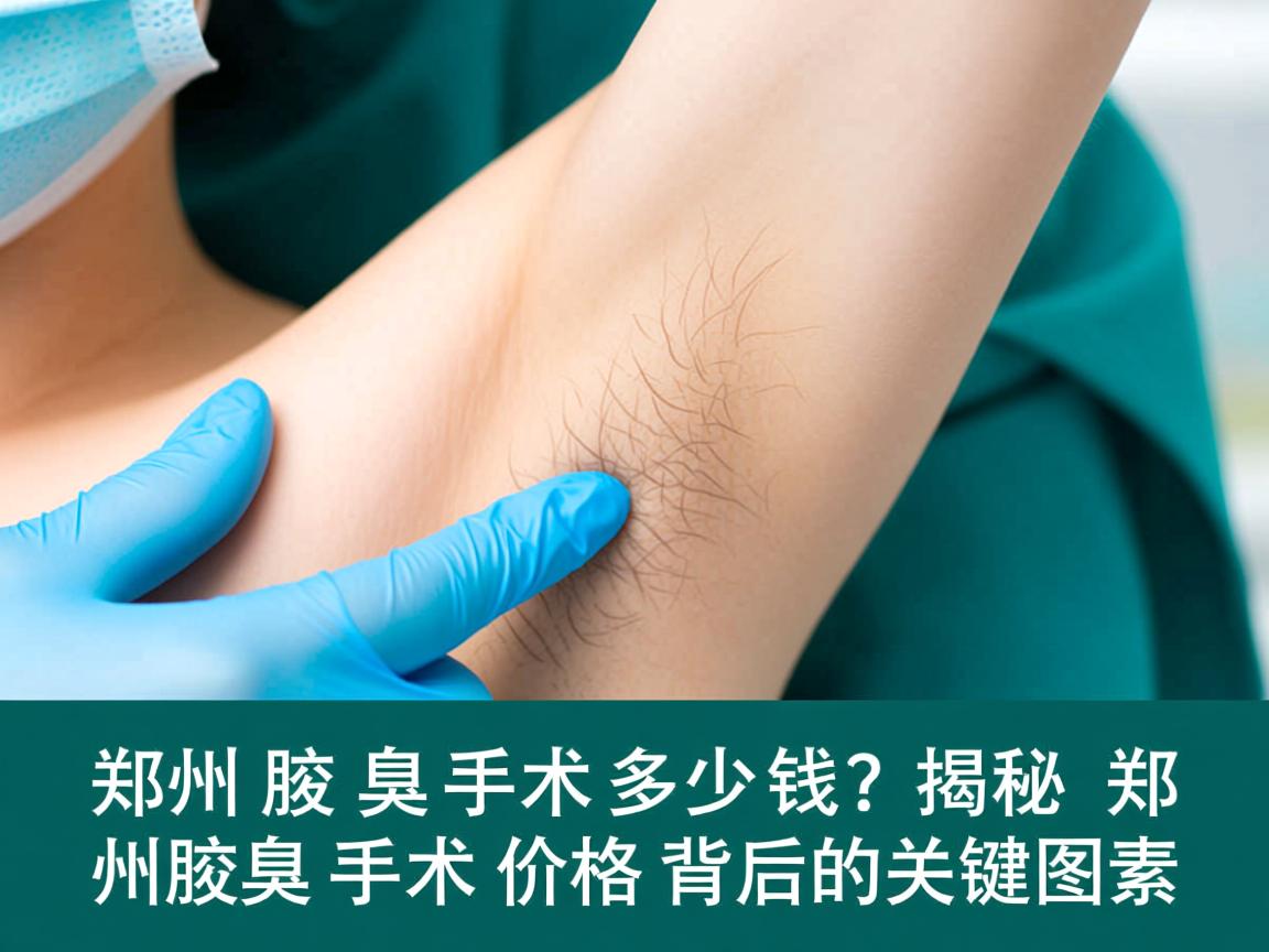 郑州腋臭手术多少钱?揭秘郑州腋臭手术价格背后的关键因素 郑州腋臭手术多少钱?揭秘郑州腋臭手术价格背后的关键因素