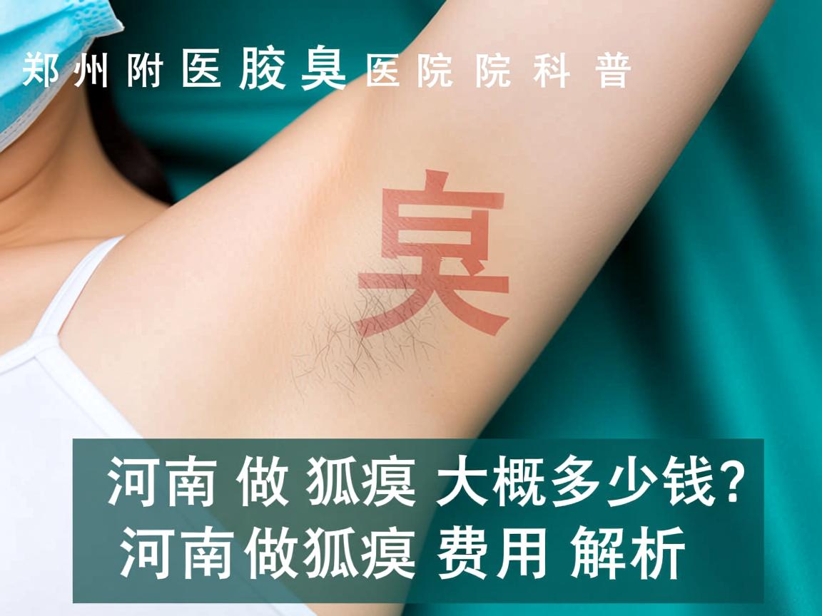 郑州附医腋臭医院科普,河南做狐臭大概多少钱?河南做狐臭费用解析 郑州附医腋臭医院科普,河南做狐臭大概多少钱?河南做狐臭费用解析