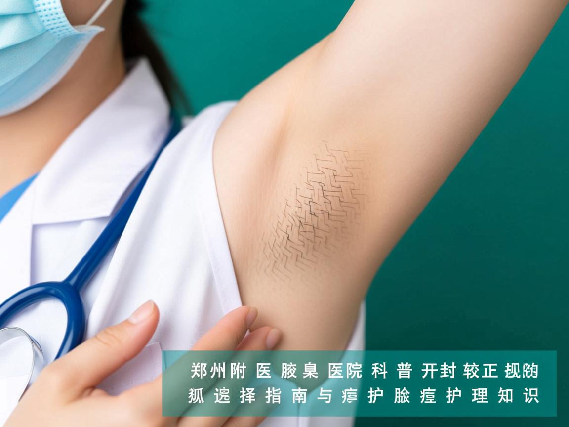 郑州附医腋臭医院科普,开封较正规的狐臭医院选择指南与腋臭护理知识 郑州附医腋臭医院科普,开封较正规的狐臭医院选择指南与腋臭护理知识
