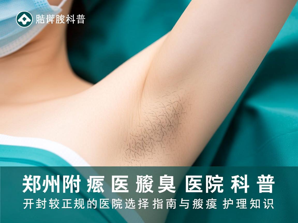郑州附医腋臭医院科普,开封较正规的狐臭医院选择指南与腋臭护理知识 郑州附医腋臭医院科普,开封较正规的狐臭医院选择指南与腋臭护理知识