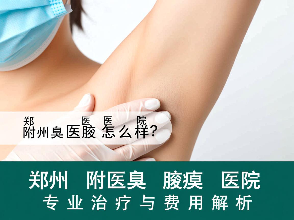 郑州附医腋臭医院怎么样?郑州附医腋臭医院专业治疗与费用解析 郑州附医腋臭医院怎么样?郑州附医腋臭医院专业治疗与费用解析