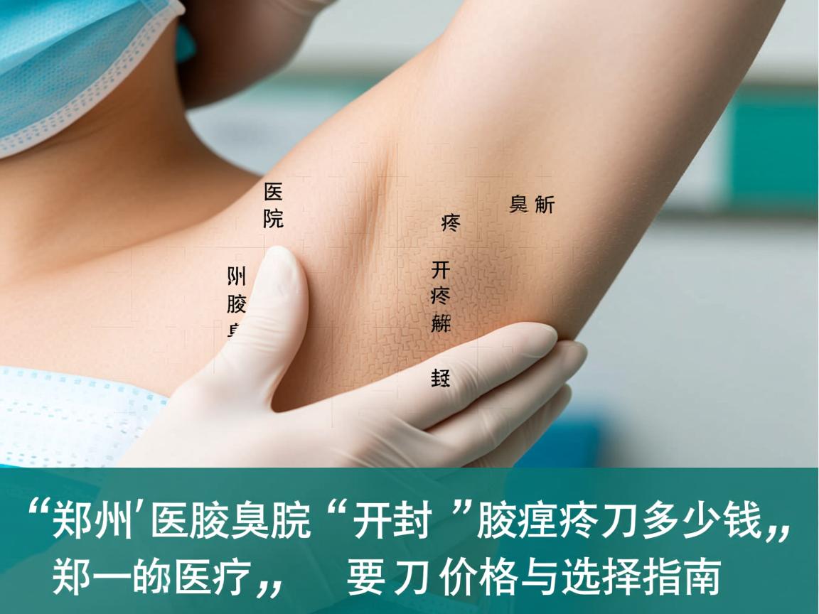郑州附医腋臭医院解析,开封腋臭开刀多少钱,腋臭开刀价格与选择指南 郑州附医腋臭医院解析,开封腋臭开刀多少钱,腋臭开刀价格与选择指南