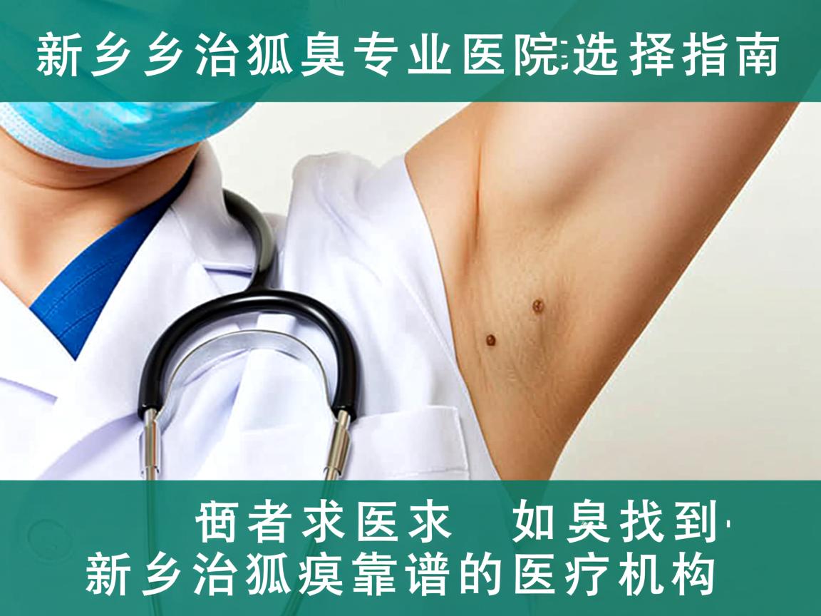 新乡治狐臭专业医院选择指南，如何找到新乡治狐臭靠谱的医疗机构
