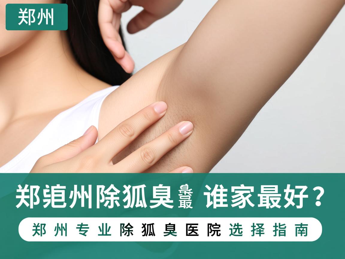 郑州除狐臭谁家最好？郑州专业除狐臭医院选择指南