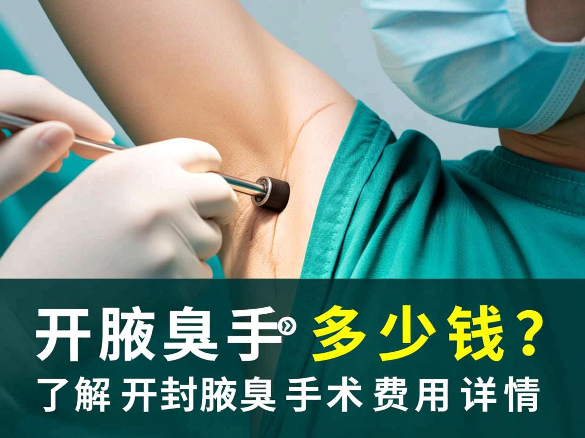 开封腋臭手术多少钱?了解开封腋臭手术费用详情 开封腋臭手术多少钱?了解开封腋臭手术费用详情