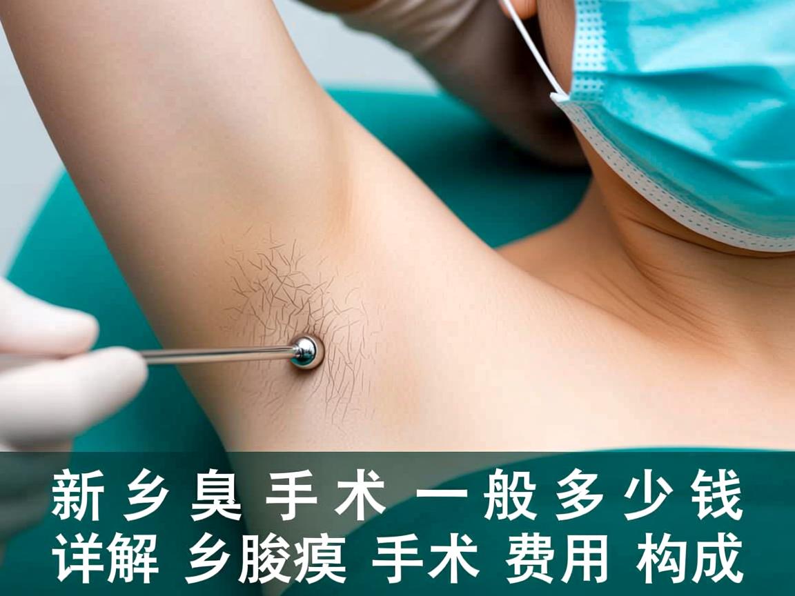 新乡腋臭手术一般多少钱,详解新乡腋臭手术费用构成 新乡腋臭手术一般多少钱,详解新乡腋臭手术费用构成