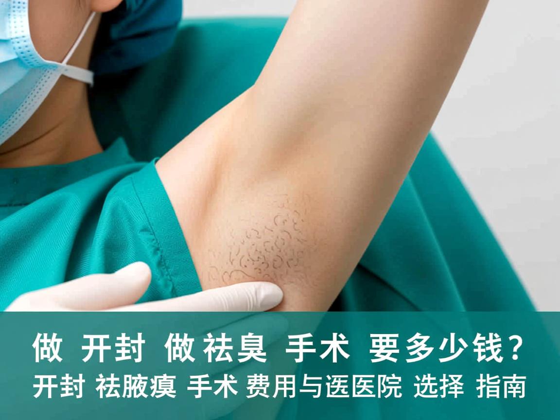 在开封做祛腋臭手术要多少钱?开封祛腋臭手术费用与医院选择指南 在开封做祛腋臭手术要多少钱?开封祛腋臭手术费用与医院选择指南