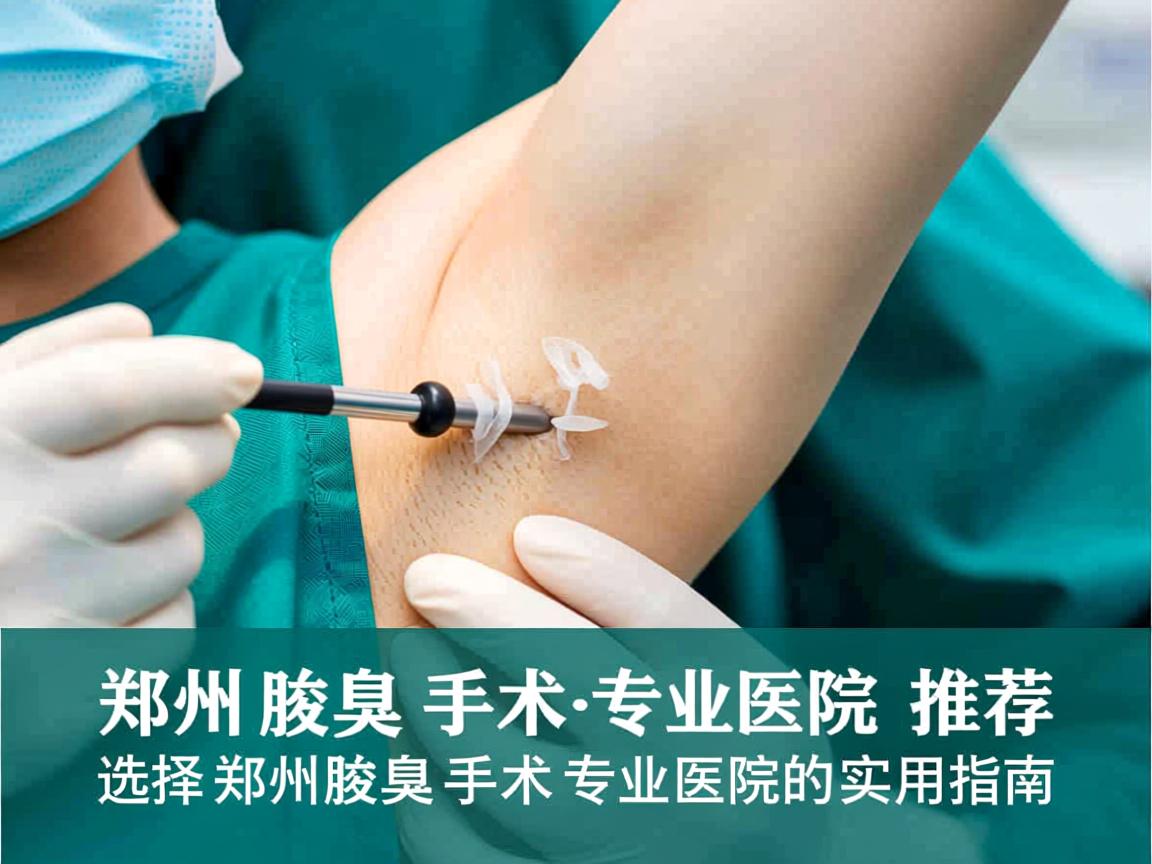郑州腋臭手术专业医院推荐,选择郑州腋臭手术专业医院的实用指南 郑州腋臭手术专业医院推荐,选择郑州腋臭手术专业医院的实用指南