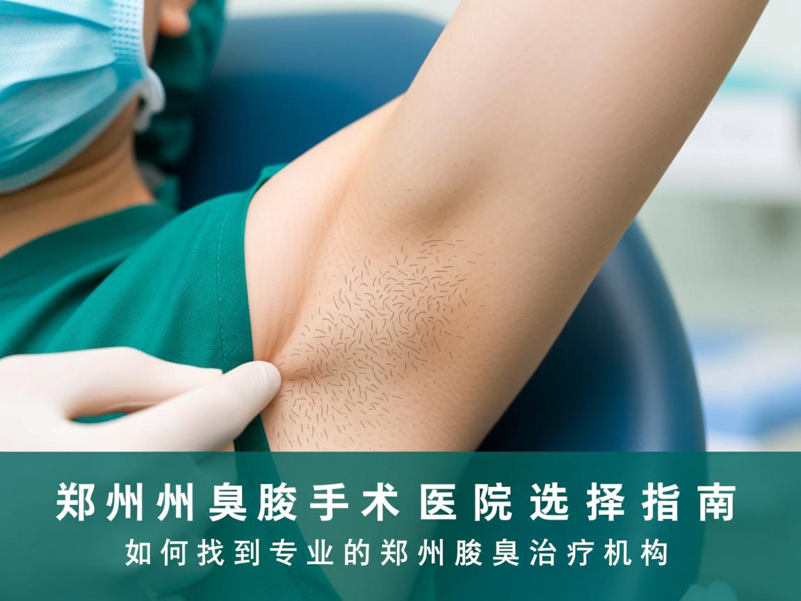 郑州腋臭手术医院选择指南,如何找到专业的郑州腋臭治疗机构 郑州腋臭手术医院选择指南,如何找到专业的郑州腋臭治疗机构