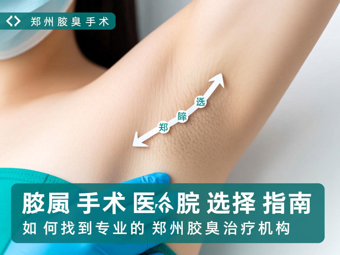 郑州腋臭手术医院选择指南,如何找到专业的郑州腋臭治疗机构 郑州腋臭手术医院选择指南,如何找到专业的郑州腋臭治疗机构