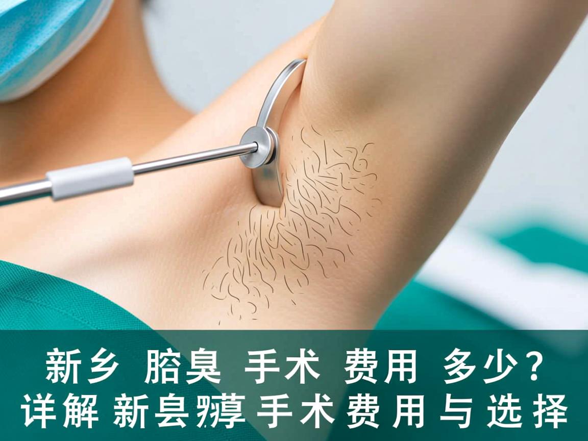 新乡腋臭手术费用多少?详解新乡腋臭手术费用与选择 新乡腋臭手术费用多少?详解新乡腋臭手术费用与选择