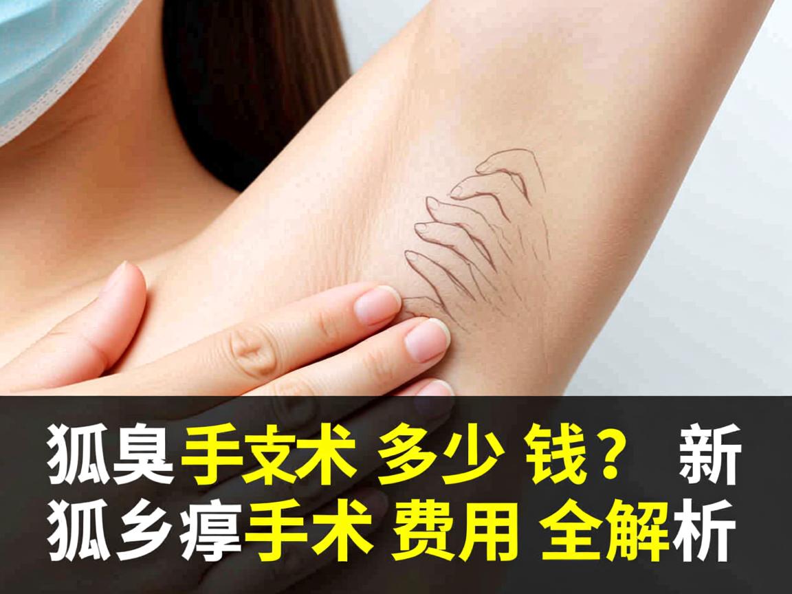 狐臭手术多少钱？新乡狐臭手术费用全解析