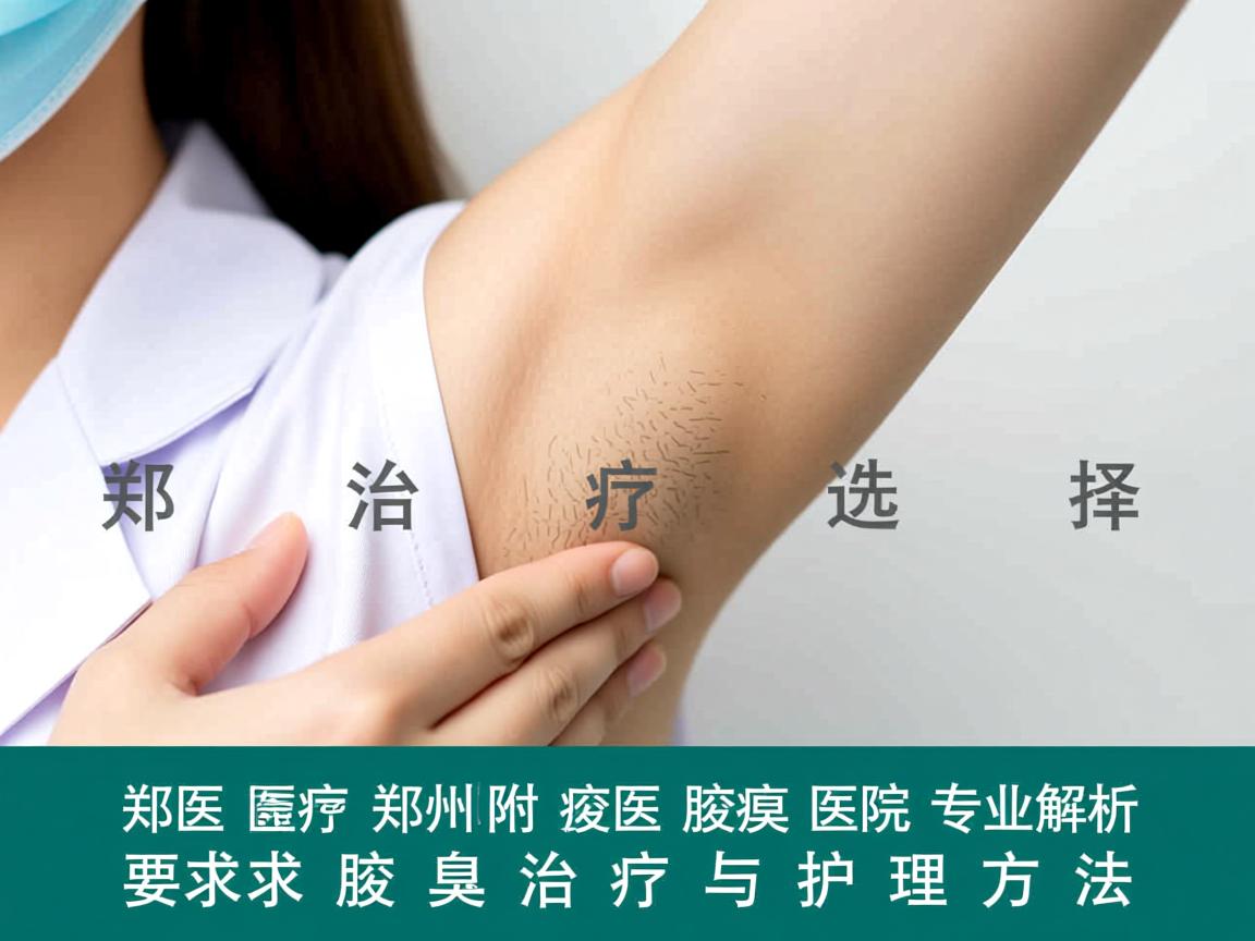 腋臭治疗选择，郑州附医腋臭医院专业解析腋臭治疗与护理方法