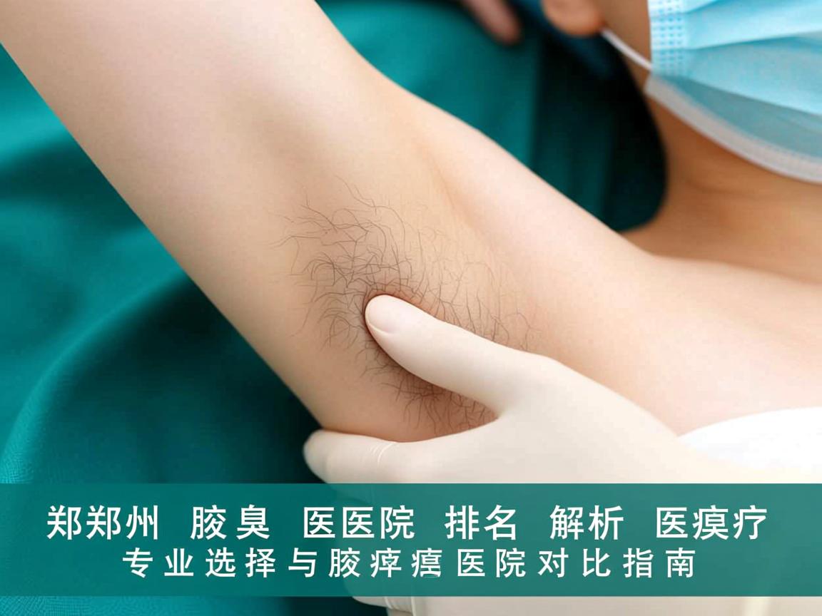 郑州腋臭医院排名解析,专业选择与腋臭医院对比指南 郑州腋臭医院排名解析,专业选择与腋臭医院对比指南