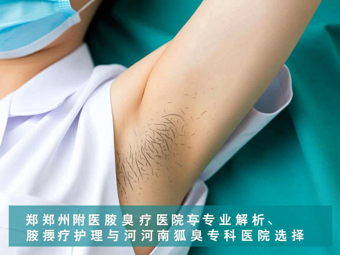 郑州附医腋臭医院专业解析，腋臭医疗护理与河南狐臭专科医院选择