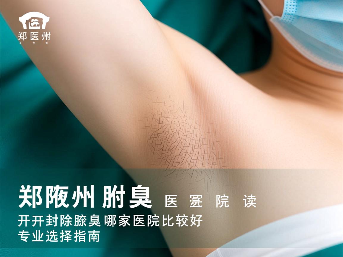 郑州附医腋臭医院解读,开封除腋臭哪家医院比较好,专业选择指南 郑州附医腋臭医院解读,开封除腋臭哪家医院比较好,专业选择指南
