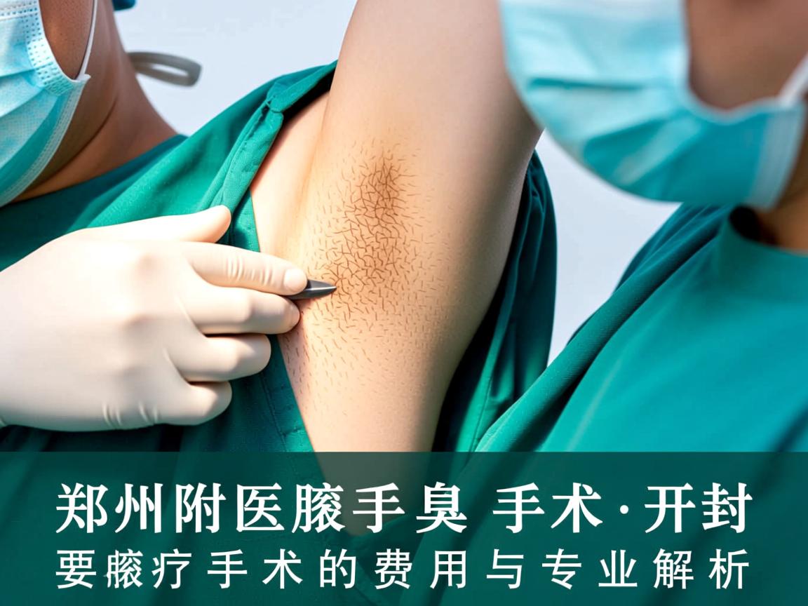 郑州附医腋臭手术,开封腋臭手术的费用与专业解析 郑州附医腋臭手术,开封腋臭手术的费用与专业解析
