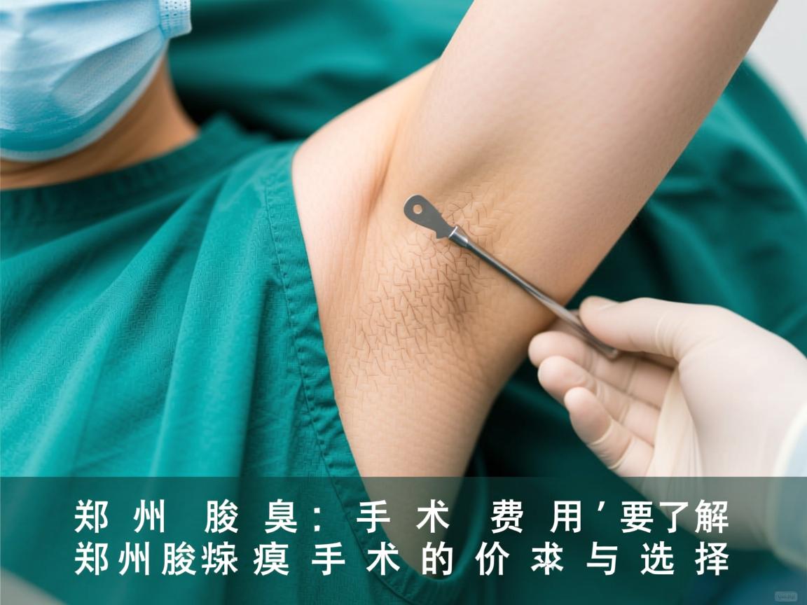 郑州腋臭手术费用解析,了解郑州腋臭手术的价格与选择 郑州腋臭手术费用解析,了解郑州腋臭手术的价格与选择