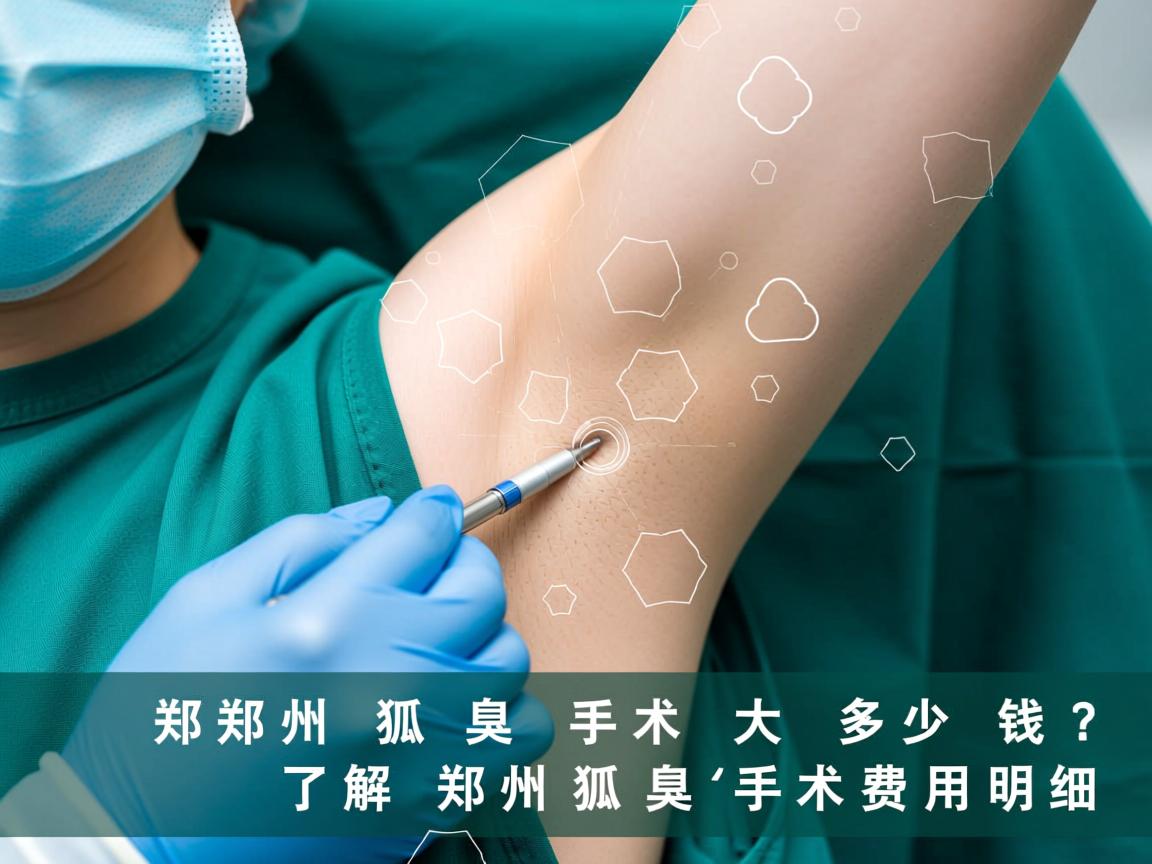 郑州狐臭手术大概多少钱？了解郑州狐臭手术费用明细