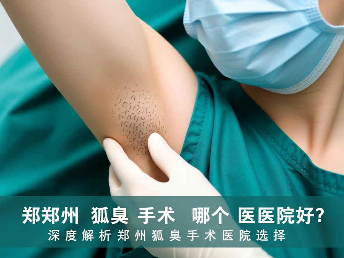 郑州狐臭手术哪个医院好？深度解析郑州狐臭手术医院选择