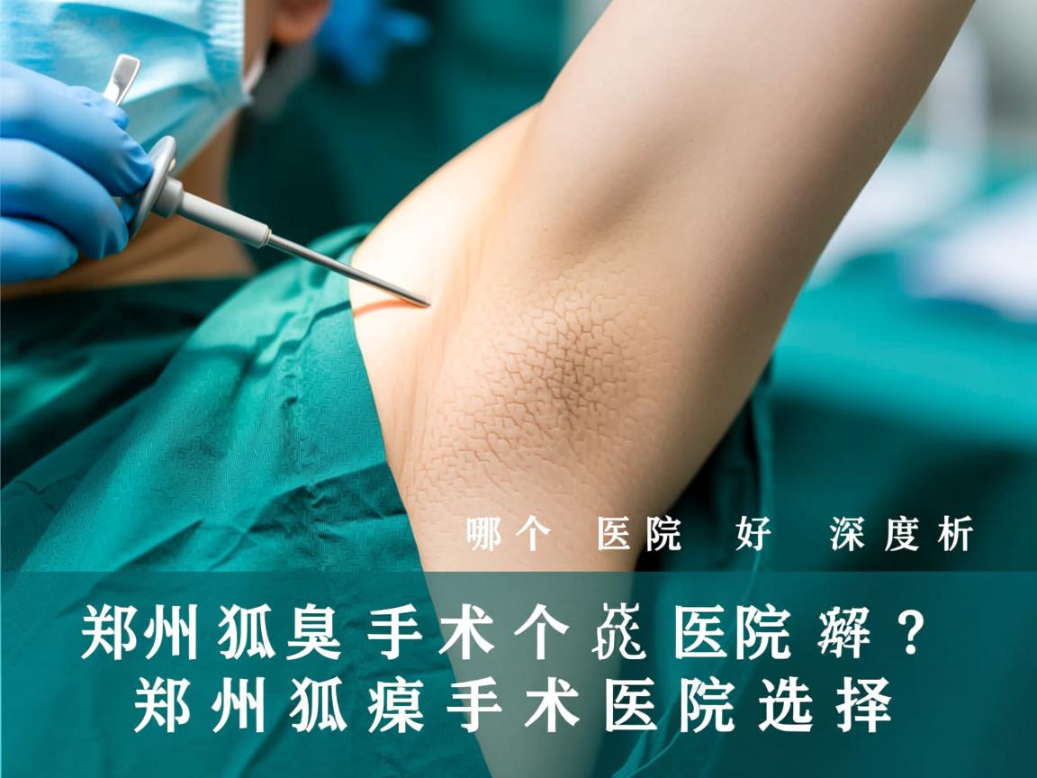 郑州狐臭手术哪个医院好？深度解析郑州狐臭手术医院选择