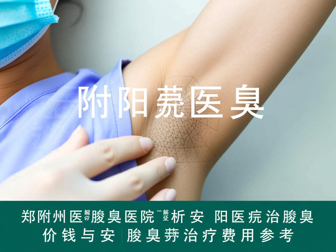 郑州附医腋臭医院解析，安阳医院治腋臭价钱与安阳腋臭治疗费用参考