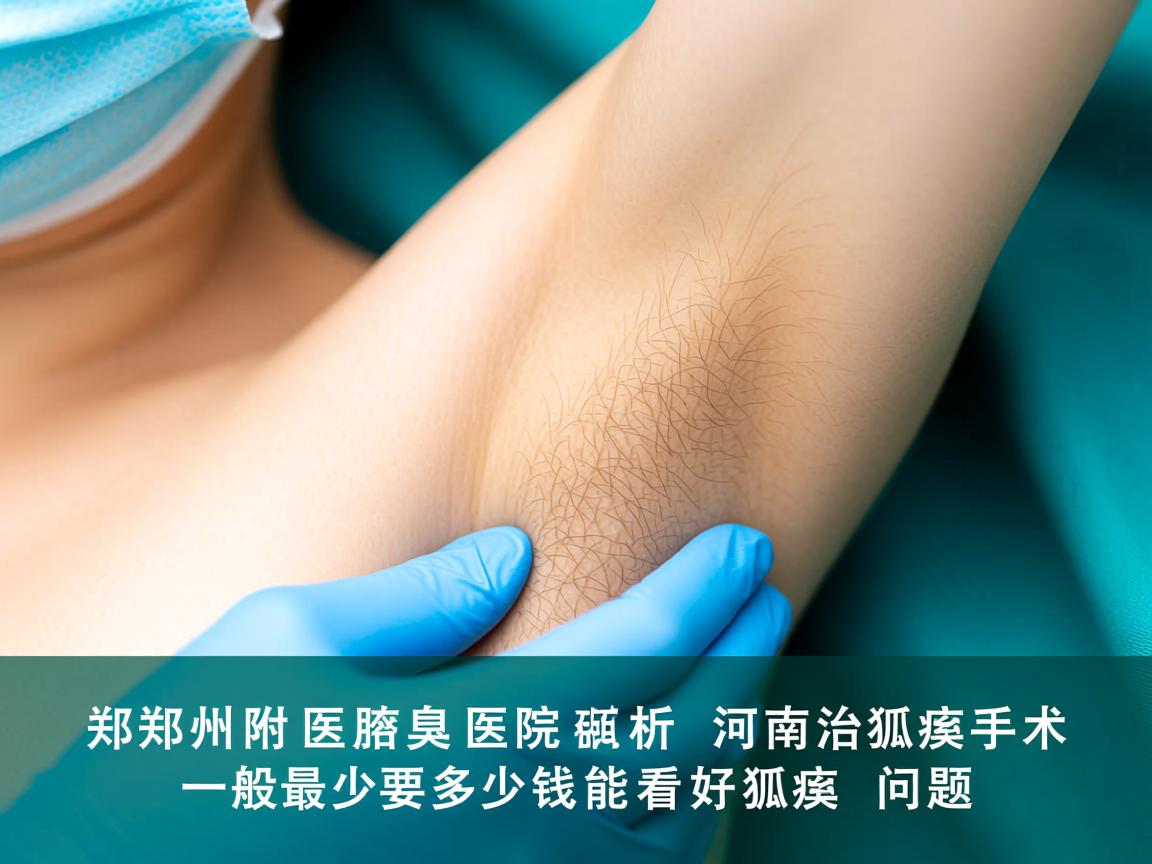 郑州附医腋臭医院解析，河南治狐臭手术一般最少要多少钱能看好狐臭问题