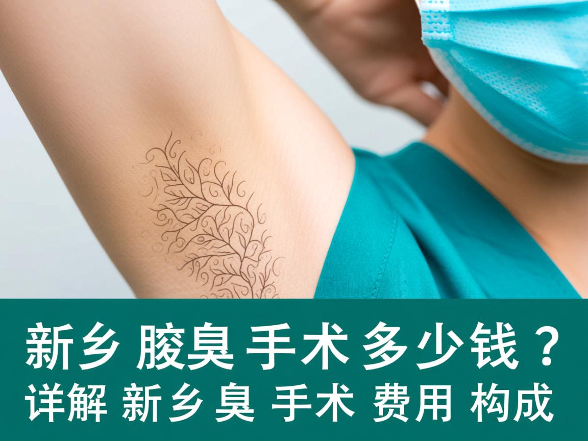 新乡腋臭手术多少钱？详解新乡腋臭手术费用构成