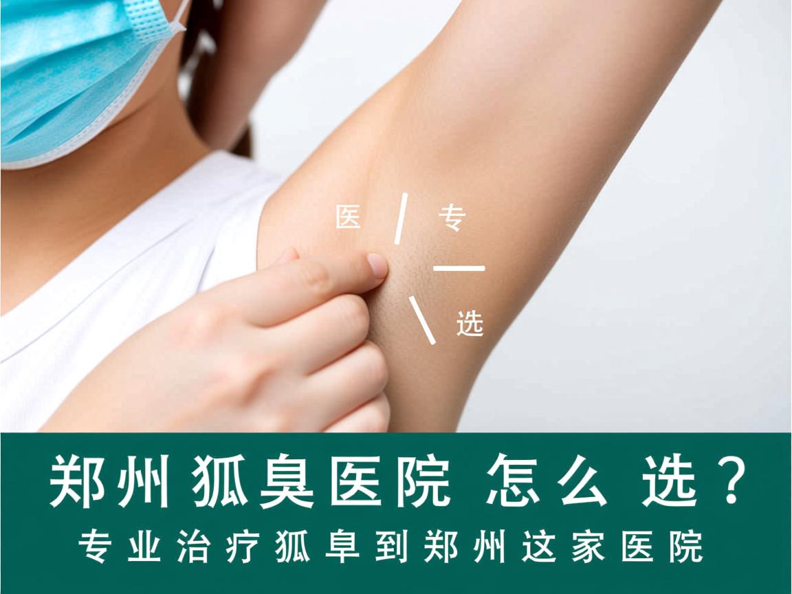 郑州狐臭医院怎么选？专业治疗狐臭到郑州这家医院