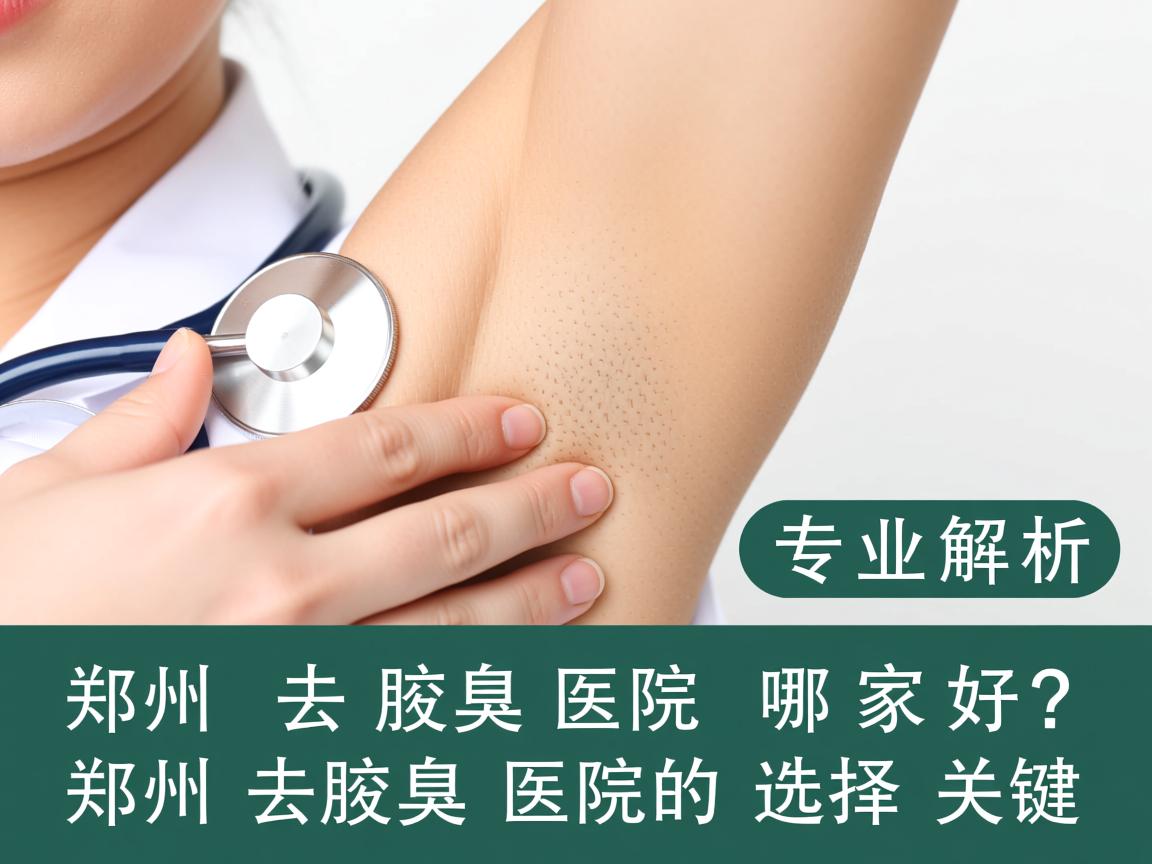 郑州去腋臭医院哪家好？专业解析郑州去腋臭医院的选择关键