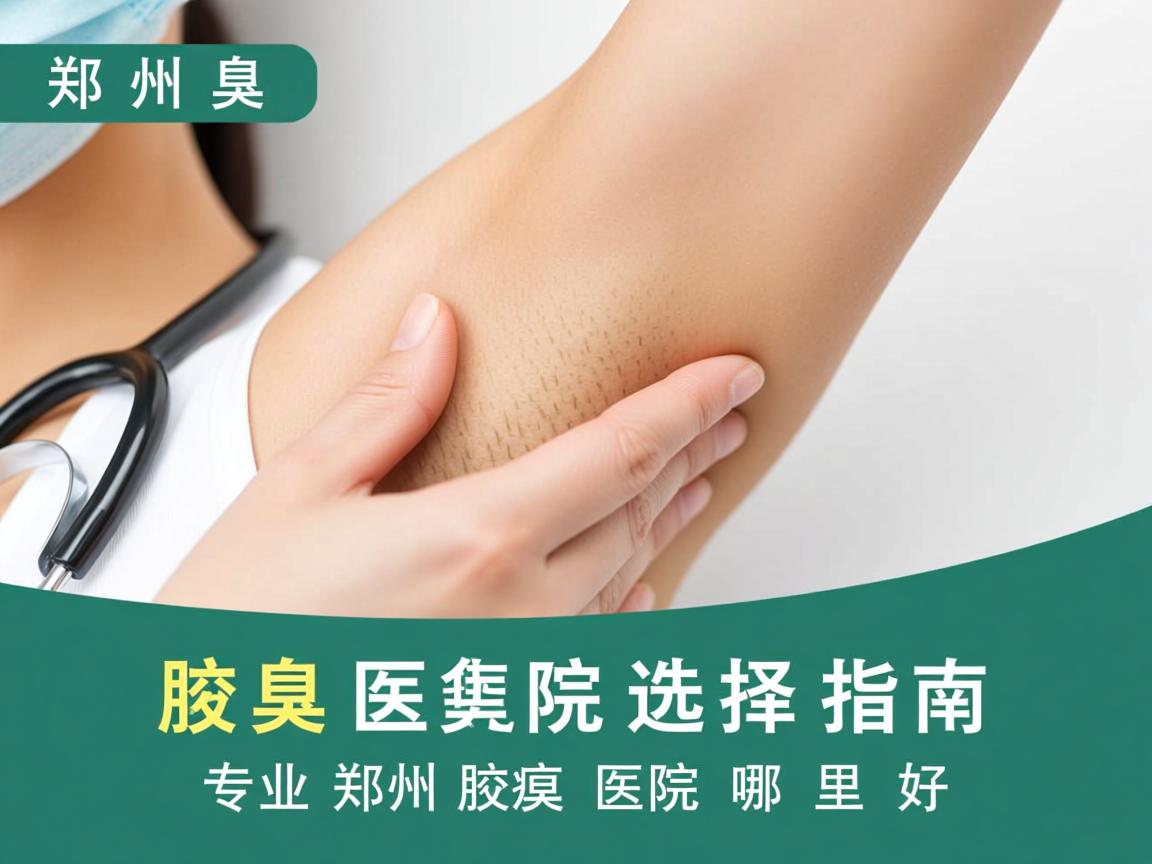郑州腋臭医院选择指南，专业郑州腋臭医院哪里好