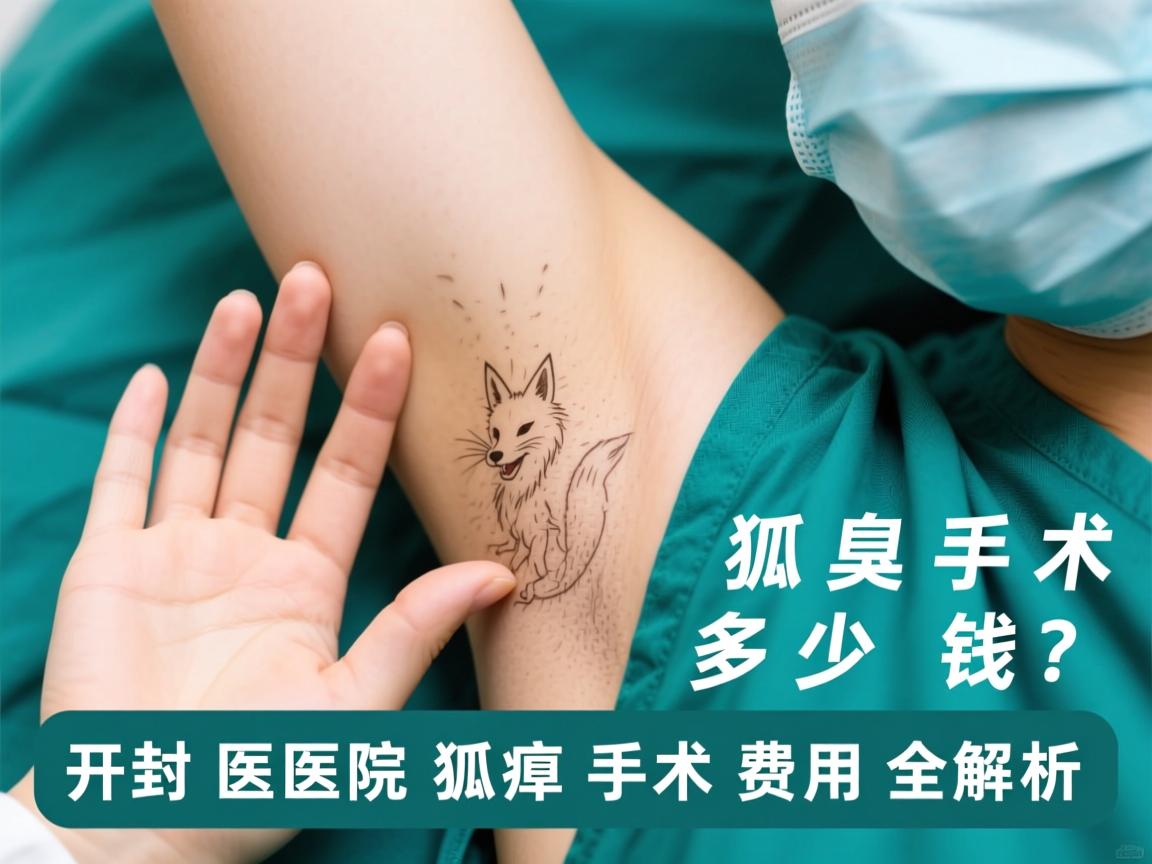 狐臭手术多少钱？开封医院狐臭手术费用全解析