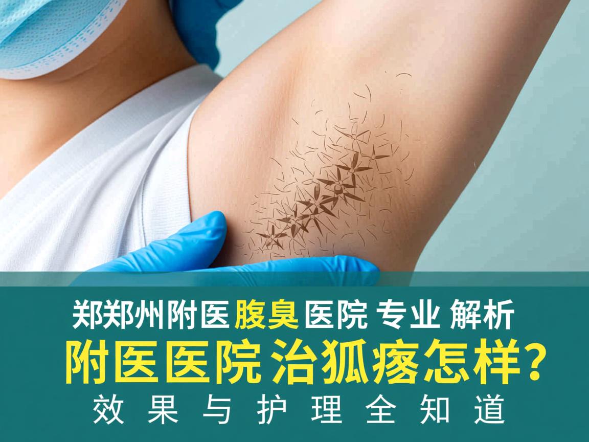 郑州附医腋臭医院专业解析，郑州附医医院治狐臭怎样？效果与护理全知道