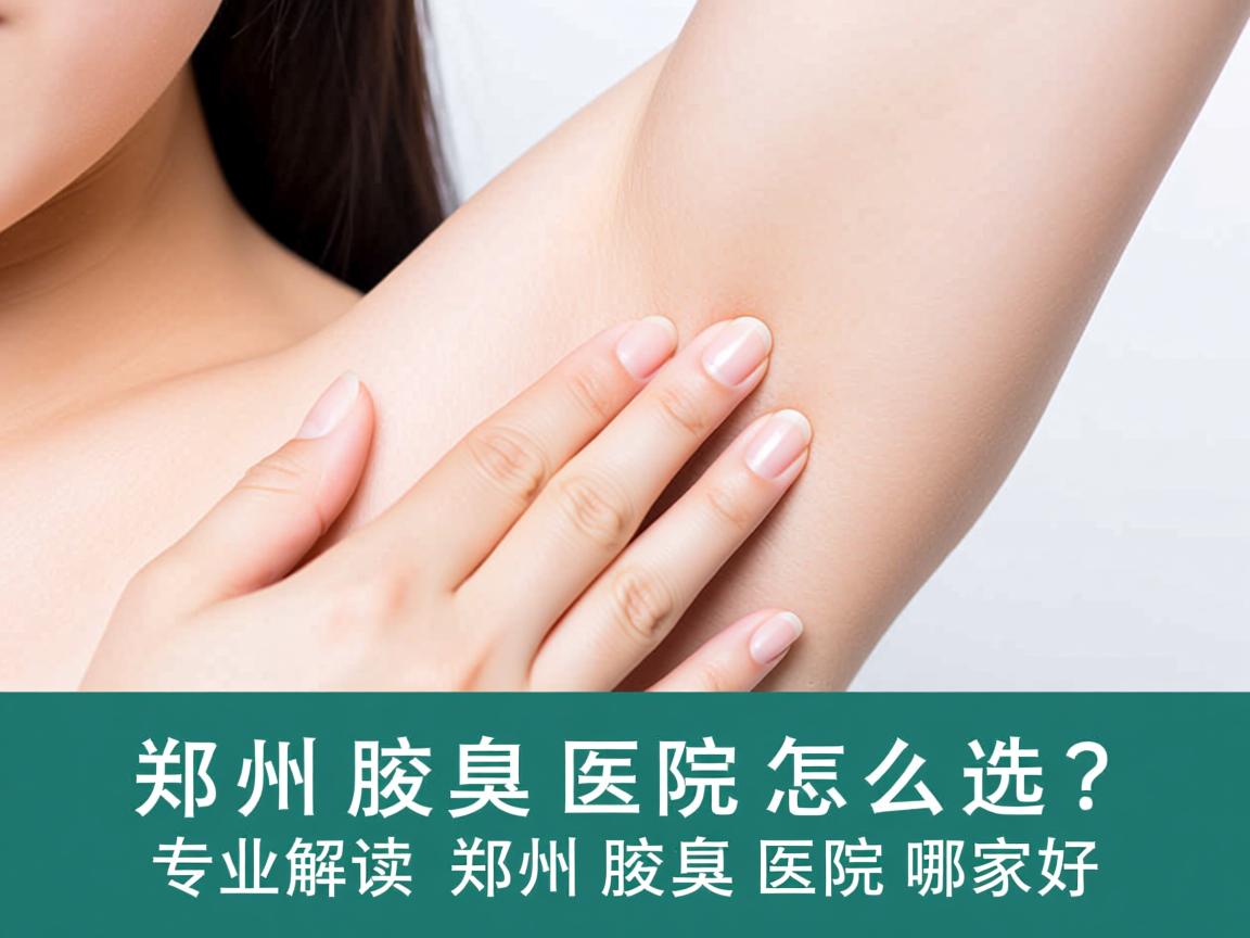 郑州腋臭医院怎么选？专业解读郑州腋臭医院哪家好