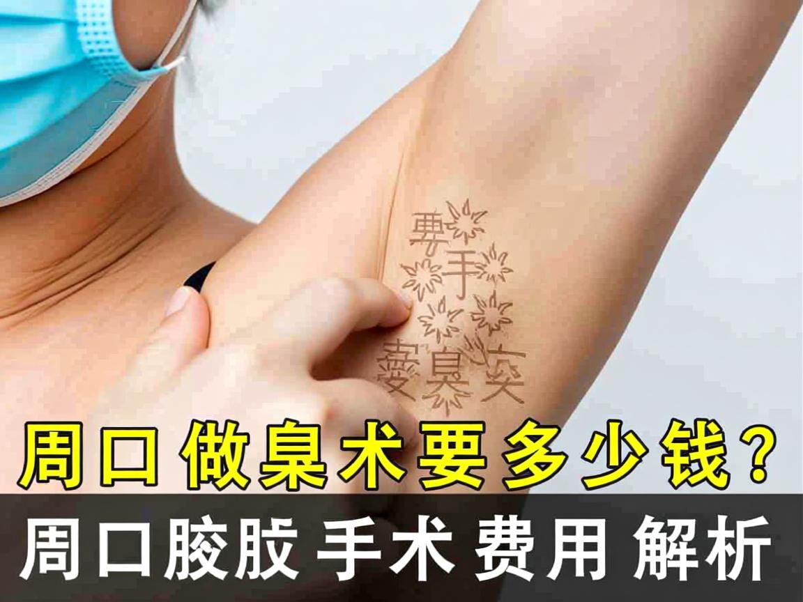 周口做腋臭手术要多少钱？周口腋臭手术费用解析