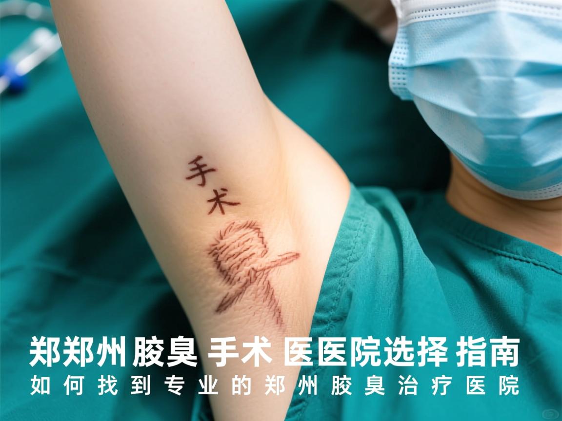 郑州腋臭手术医院选择指南，如何找到专业的郑州腋臭治疗医院